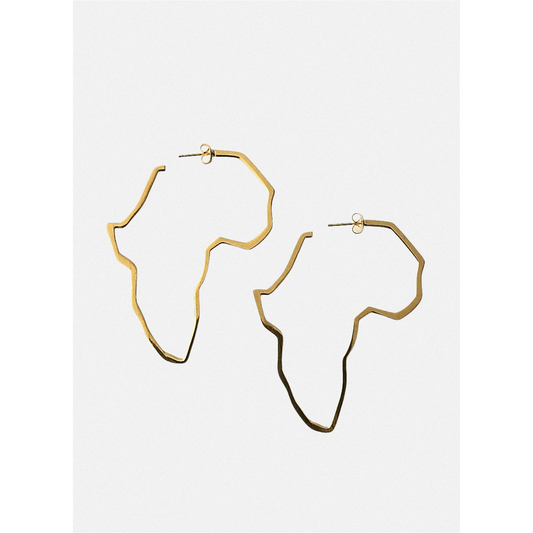 Afrique Gold Earrings