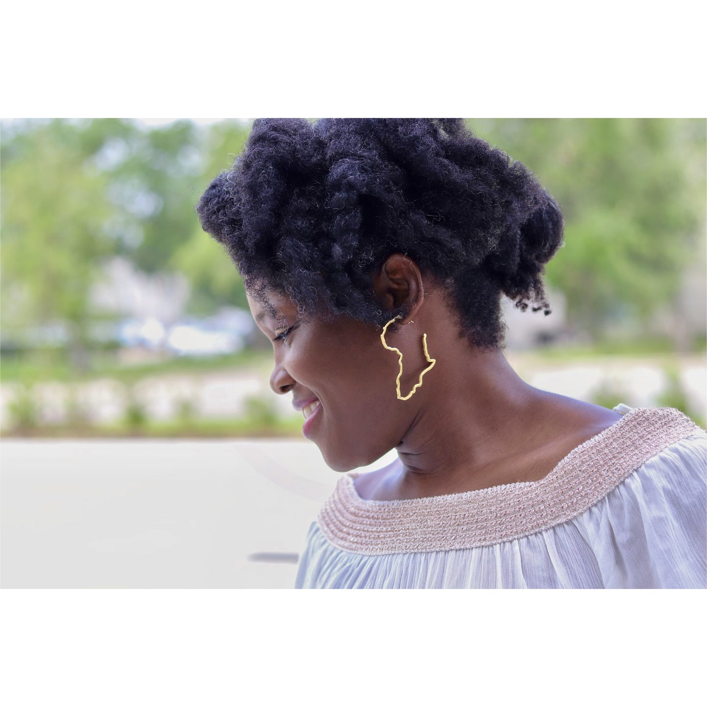 Afrique Gold Earrings