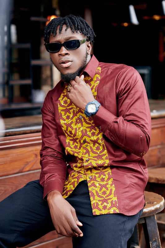 Button Down Burgundy