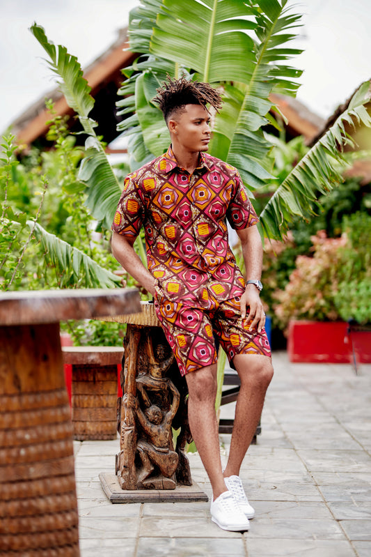 Ansaba's Men's Shorts Set