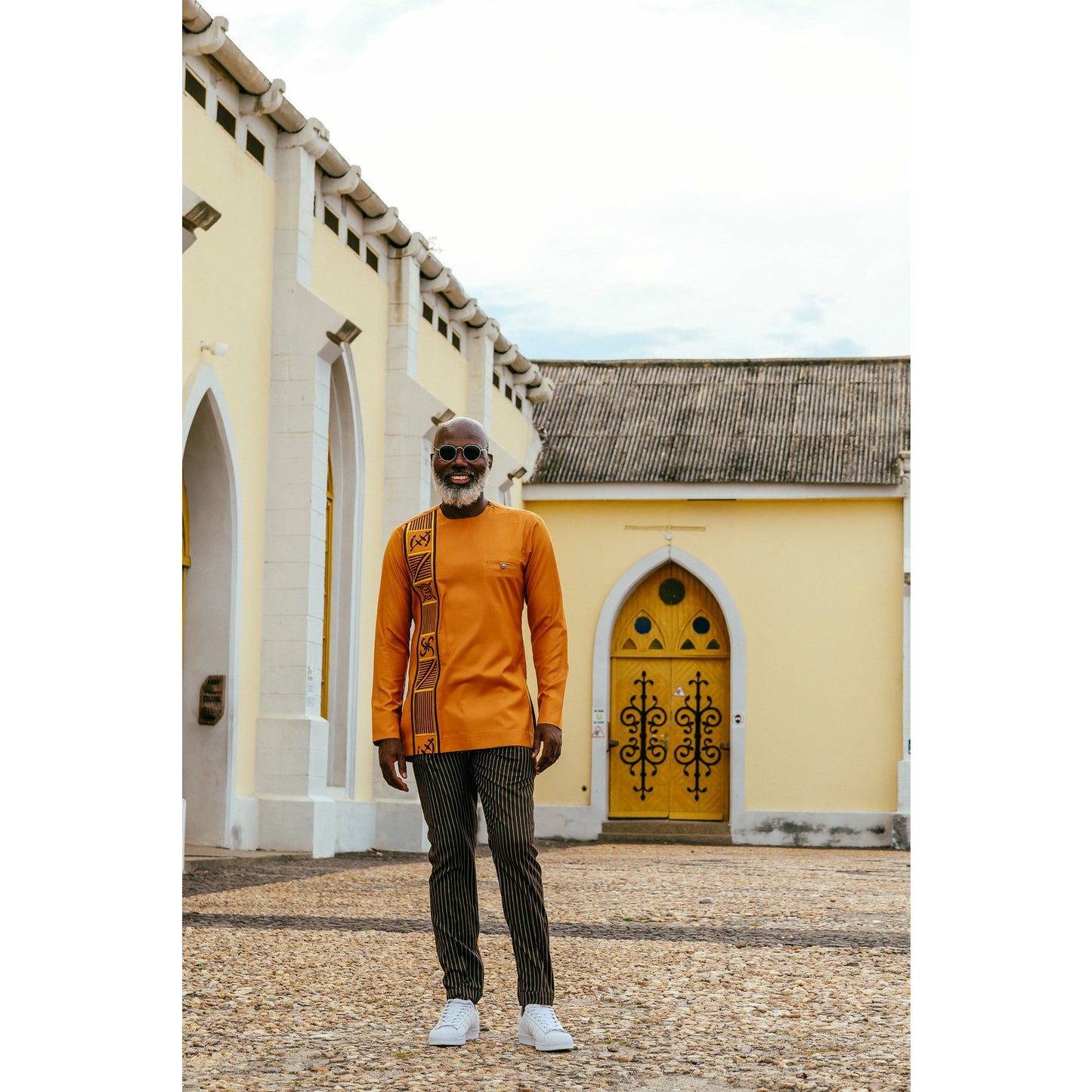Adinkra Embroidered Shirt