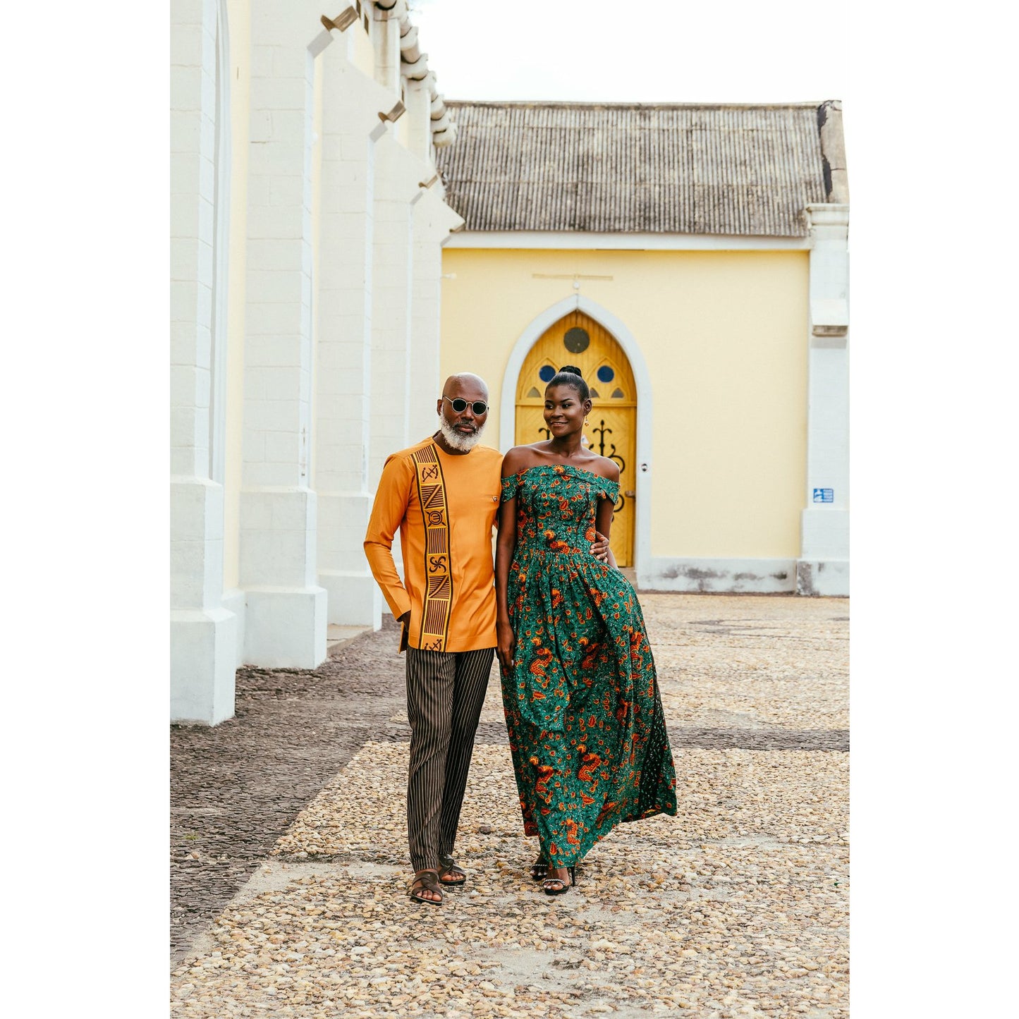 Adinkra Embroidered Shirt