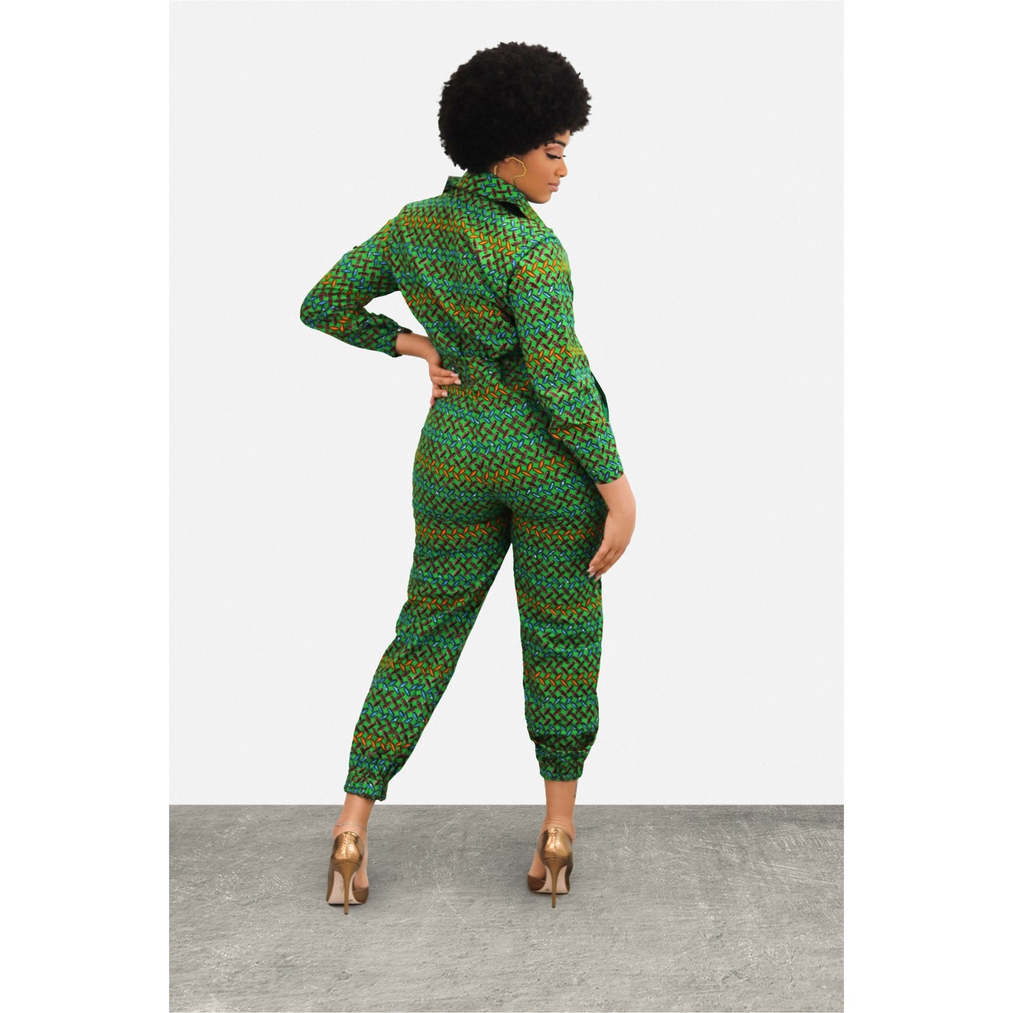 Women's Effie Ankara African Jumpsuit